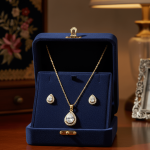 Clear Teardrop Cubic Zirconia Set - Zambeel