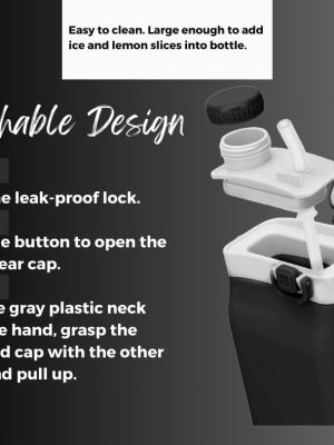 Collapsible Silicone Water Bottle - Zambeel