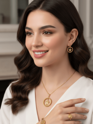 Crown Emblem Royal Jewelry Set - Zambeel