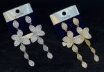 Crystal Bloom Drop Earrings - Zambeel