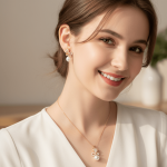Crystal Bow Pearl Jewelry Set - Zambeel