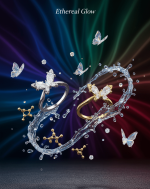 Crystal Butterfly Ring - Zambeel