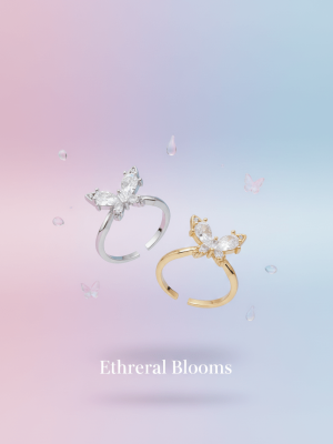 Crystal Butterfly Ring - Zambeel