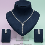 Crystal Drop Jewelry Set - Zambeel