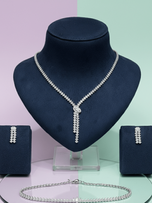 Crystal Drop Jewelry Set - Zambeel