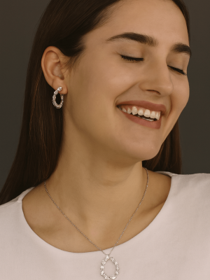 Crystal Loop Necklace Set - Zambeel
