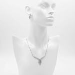 Curved Leaf Jewelry Set - Zambeel