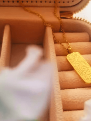 Dainty Arabic Islamic Necklace - Zambeel