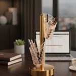 Decorative Leaf LED Table Lamp - Zambeel
