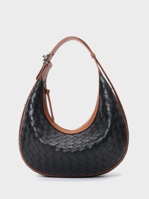 Design Niche Genuine Leather Bag Women's Woven - Zambeel