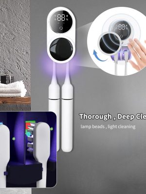 Double Automatic Sensing Toothbrush Box - Zambeel