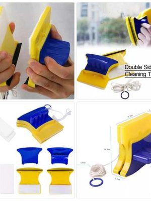 Double - Sided Magnetic Glass Cleaner - Zambeel