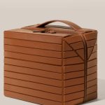 Structured Leather Vanity Case