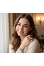 Dual Bar Sparkle Bangle & Ring Set - Zambeel