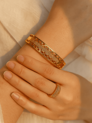 Dual Style Gold - Tone Jewelry Set - Zambeel