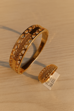 Dual Style Gold - Tone Jewelry Set - Zambeel