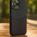 Dual - Tone Fabric & PU Leather iPhone Case - Zambeel