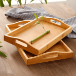 EcoServe Bamboo Serving Tray Set - Zambeel