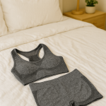 Elastic Peach Yoga Tank Top Set - Zambeel