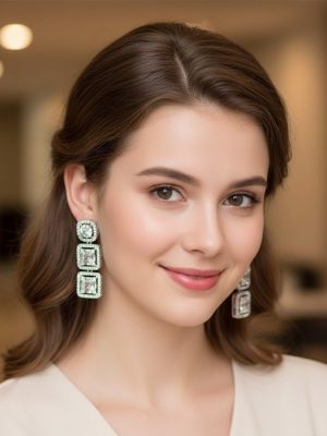 Elegant Dew Drop Chandelier Earrings - Zambeel