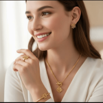 Elegant Filigree Flower Jewelry Set - Zambeel