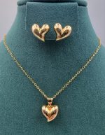 Elegant Gold - Toned Necklace & Earring Sets - Zambeel