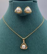 Elegant Gold - Toned Necklace & Earring Sets - Zambeel