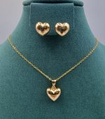 Elegant Gold - Toned Necklace & Earring Sets - Zambeel