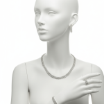 Elegant Leaf Crystal Jewelry Set - Zambeel