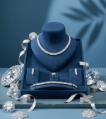Elegant Leaf Crystal Jewelry Set - Zambeel