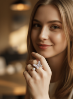 Elegant Pearl Butterfly Ring - Zambeel