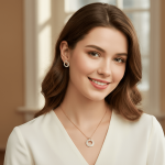 Elegant Round Crystal Jewelry Set - Zambeel