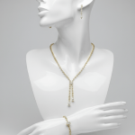 Elegant Teardrop Crystal Jewelry Set - Zambeel