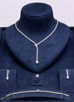 Elegant Teardrop Drop Jewelry Set - Zambeel