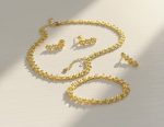Elegant Y - Drop Gold Jewelry Set - Zambeel