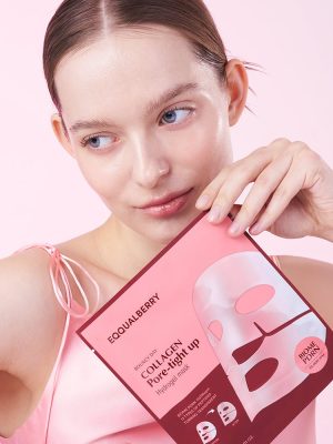 Eqqual Berry - Bouncy Day Collagen Glow Up Hydrogel Mask - Zambeel