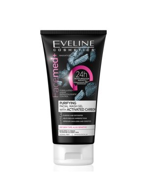 Eveline Cosmetics - Facemed+ Purifying Facial Wash Activated Carbon (Original) - Zambeel