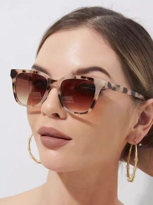 Fashionable Women's Ready - made Small - square - frame Sunglasses - Zambeel