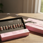 Febble - Burgundy Luxe Gem Nails (Original) - Zambeel