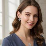 Filigree Waterdrop Pave Jewelry Set - Zambeel