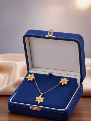 Floral Bloom Pendant Set - Zambeel