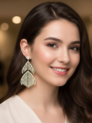 Floral Crown Zircon Studs - Zambeel