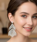 Floral Crown Zircon Studs - Zambeel