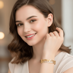 Floral Luxe Butterfly Bangle - Zambeel