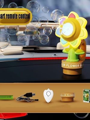 Flower Bubble Machine Toy - Zambeel