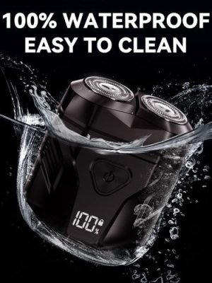 GEC - Wet & Dry Electric Shaver with LED Battery Display - Zambeel