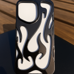 Glossy Flame Cutout Phone Case - Zambeel