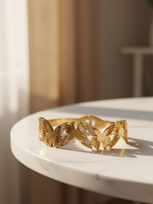 Golden Flight Bangle - Zambeel