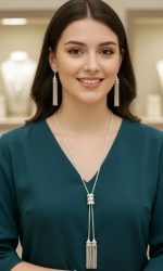 Grace Tassel Necklace Set - Zambeel