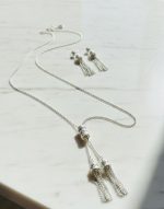 Grace Tassel Necklace Set - Zambeel